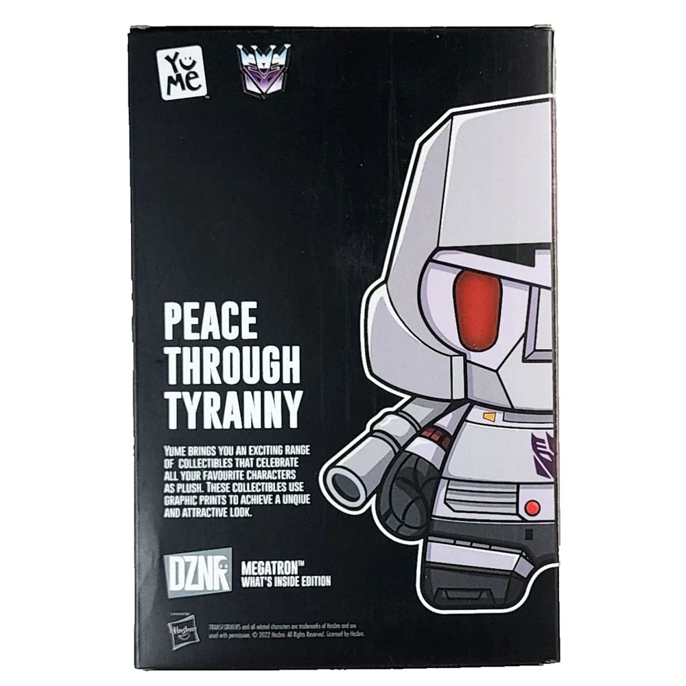New DZNR Transformers Megatron Whats Inside Edition Collectable Plush Toy